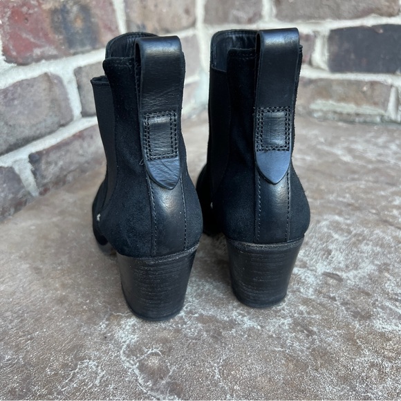 Rag & Bone Devon Suede Ankle Boots Bootie Sz 37 - Picture 7 of 10